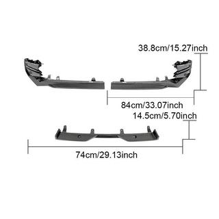 Difúzor zadného nárazníka (pre M-Sport, karbón) BMW 5/i5 séria G60/G60E/G61 2023– fotografia 3