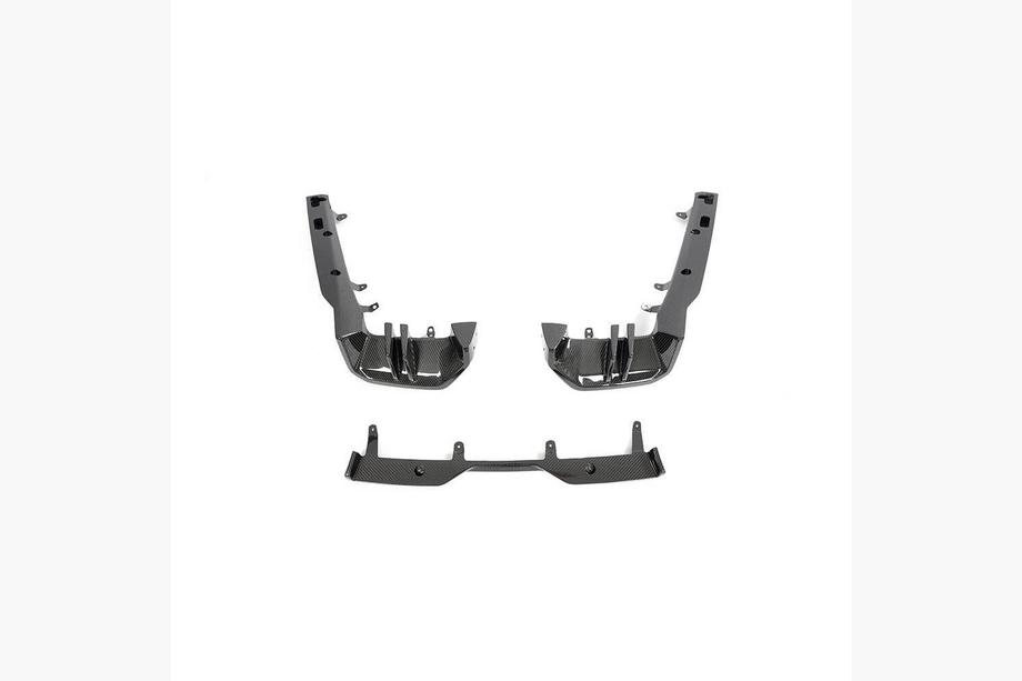 BMW 5/i5 séria G60/G60E/G61 2023– Difúzor zadného nárazníka (pre M-Sport, karbón) Fotografia 8