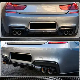 Difúzor zadného nárazníka V1 (pre M-Sport/M6, karbón) fotografia 3