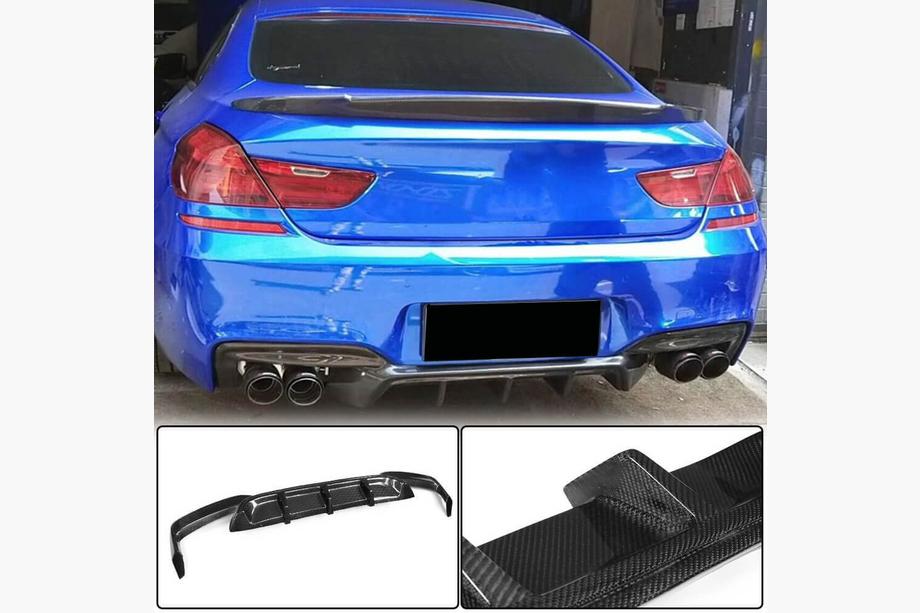 BMW 6. séria F12/F13/F06 2011–2018 Difúzor zadného nárazníka Carbon V2 (M-Sport) Fotografia 1