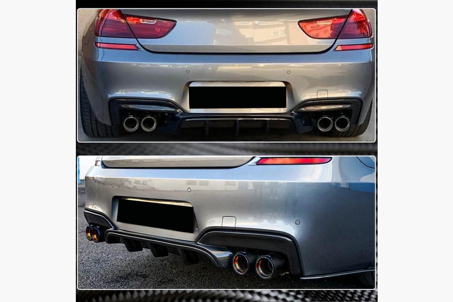 BMW 6. séria F12/F13/F06 2011–2018 Difúzor zadného nárazníka Carbon V2 (M-Sport) Fotografia 3
