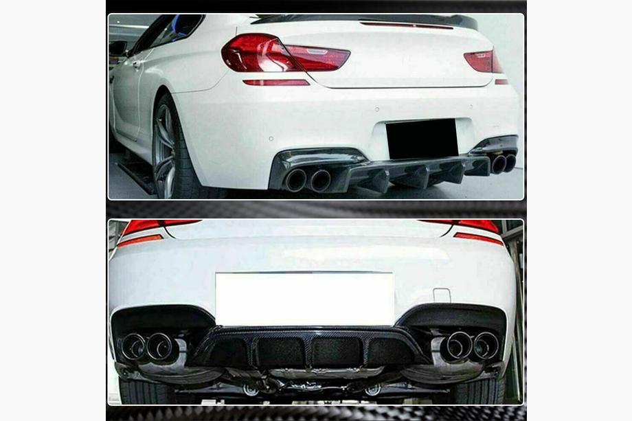 BMW 6. séria F12/F13/F06 2011–2018 Difúzor zadného nárazníka Carbon V2 (M-Sport) Fotografia 4