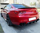 BMW 6. séria F12/F13/F06 2011–2018 Difúzor zadného nárazníka FRP V2 (pre M6) fotografia 2