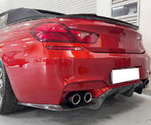 BMW 6. séria F12/F13/F06 2011–2018 Difúzor zadného nárazníka FRP V2 (pre M6) fotografia 3