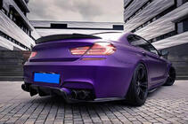 BMW 6. séria F12/F13/F06 2011–2018 Difúzor zadného nárazníka FRP V2 (pre M6) fotografia 11