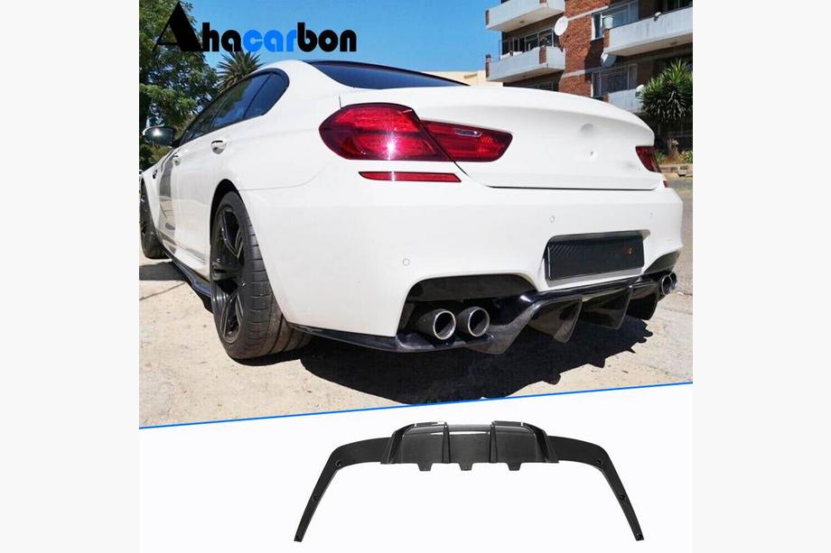 BMW 6. séria F12/F13/F06 2011–2018 Difúzor zadného nárazníka FRP V2 (pre M6) Image