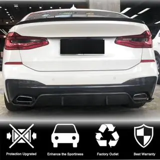Difúzor zadného nárazníka V1 (pre M-Sport 2017-2020, Carbon) fotografia 2