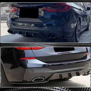 Difúzor zadného nárazníka V2 (pre M-Sport 2017-2020, karbón) fotografia 4