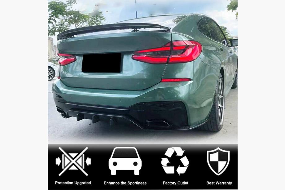 BMW 6. rad G32 2017– Difúzor zadného nárazníka V2 (pre M-Sport 2017-2020, karbón) Fotografia 3