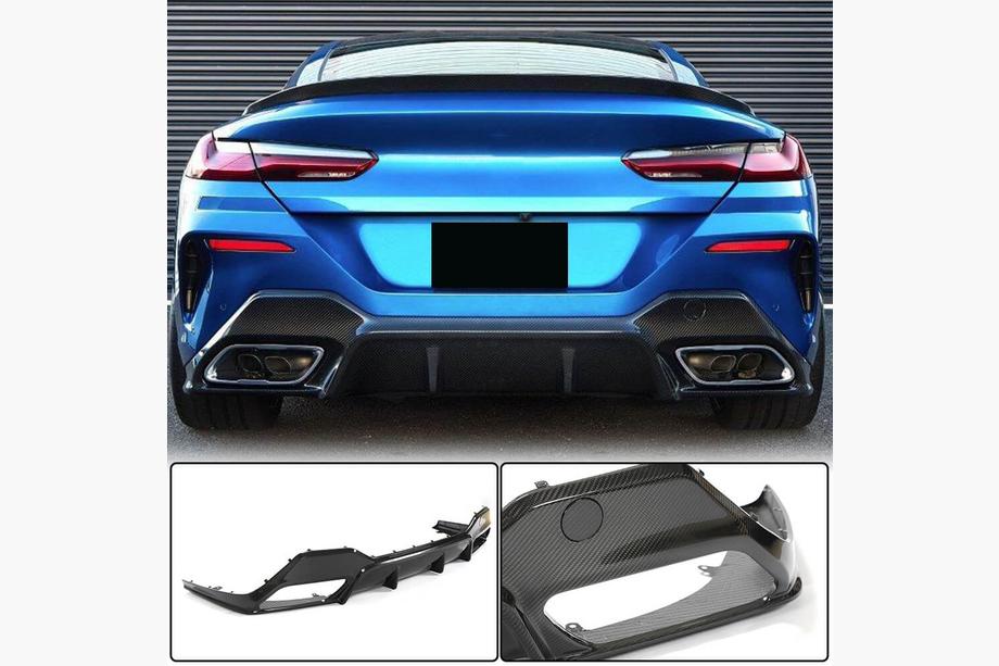 BMW 8. séria G14/G15/G16 2018– Difúzor zadného nárazníka V2 (pre G14/G15 M-Sport, karbón) Image