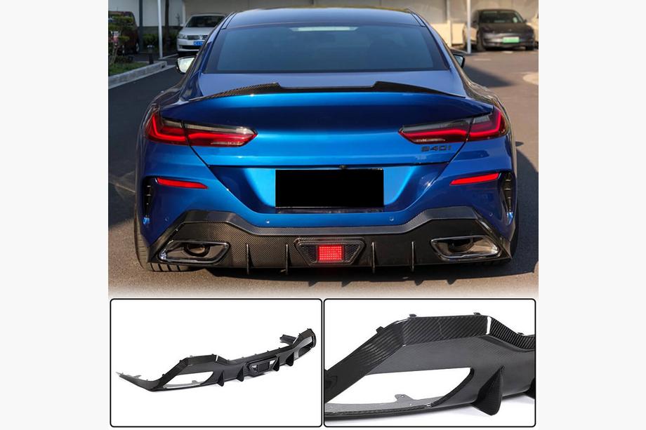BMW 8. séria G14/G15/G16 2018– Difúzor zadného nárazníka V1 (pre G16 M-Sport, karbón) Image