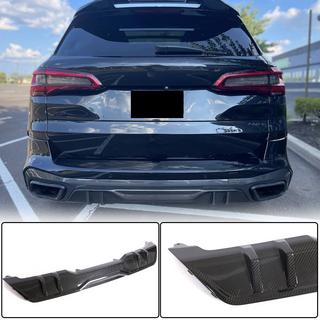 Difúzor zadného nárazníka V1 (2018-2022, pravý karbón) BMW X5 G05 2019–2026 fotografia 1