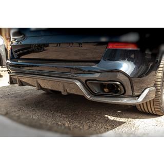 Difúzor zadného nárazníka V2 (2018-2022, pravý karbón) BMW X5 G05 2019–2026 fotografia 1