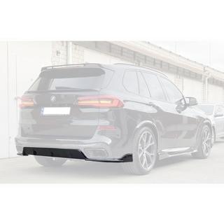Difúzor zadného nárazníka V2 (2018-2022, čierny lesklý) BMW X5 G05 2019–2026 fotografia 1