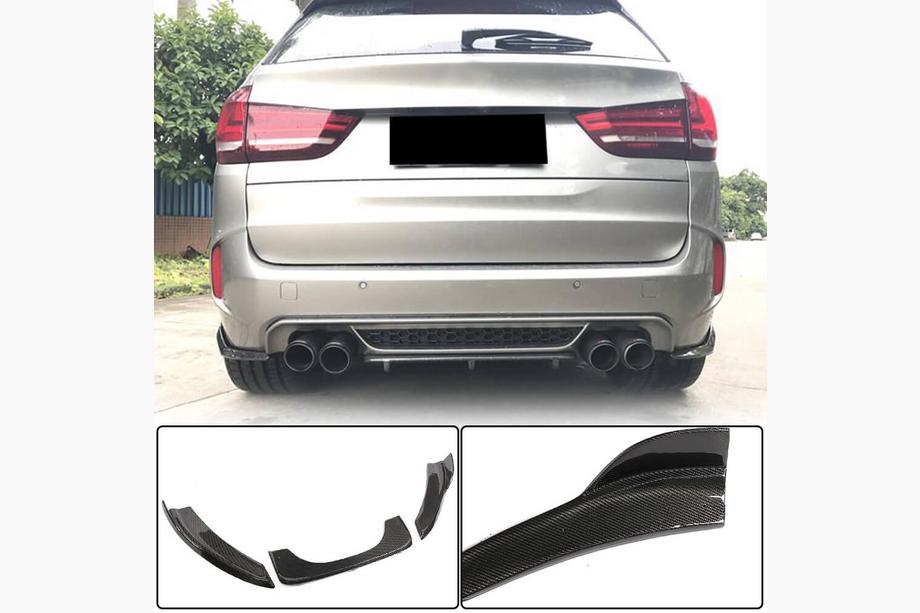 BMW X5 F15 2013–2018 Difúzor zadného nárazníka Carbon V4 (pre F85) Fotografia 1