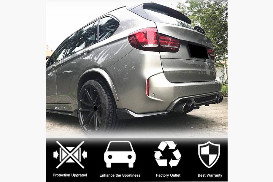 BMW X5 F15 2013–2018 Difúzor zadného nárazníka Carbon V4 (pre F85) Fotografia 2