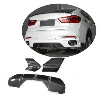 Difúzor zadného nárazníka V1 (pre M-Sport, karbón) BMW X6 F16 2014–2019 fotografia 1