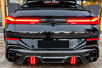 BMW X6 G06 2019–2027 Difúzor zadného nárazníka (pre M-Sport, 2018-2022, karbón) fotografia 1