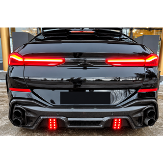 Difúzor zadného nárazníka (pre M-Sport, 2018-2022, karbón) BMW X6 G06 2019–2027 fotografia 1