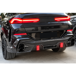 Difúzor zadného nárazníka (pre M-Sport, 2018-2022, karbón) BMW X6 G06 2019–2027 fotografia 3