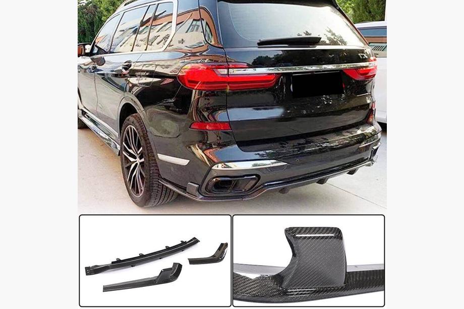 BMW X7 G07 2019– Difúzor zadného nárazníka (pre M-Sport 2019-2022, karbón) Image