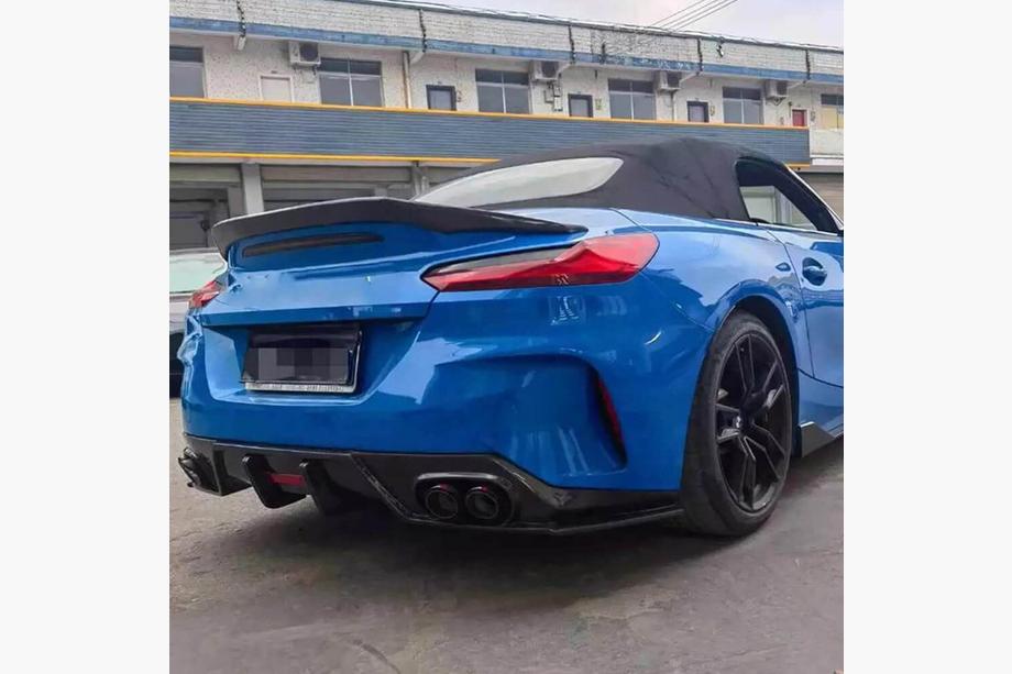 BMW Z4 (G29) 2018– Difúzor zadného nárazníka (pre M-Sport, karbón) Fotografia 2