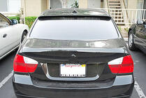 BMW 3 rad E90/E91 2005–2011 Spojler veka kufra V1 (pre E90, karbón) fotografia 4