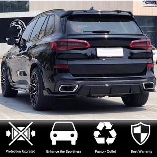 Spojler zadného okna V4 (pravý karbón) BMW X5 G05 2019–2026 fotografia 3