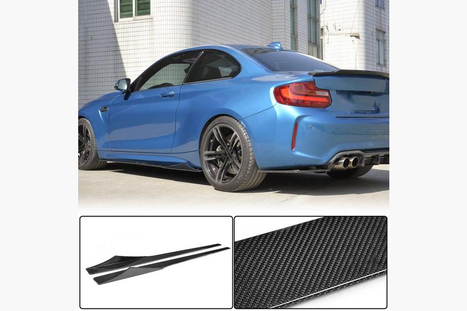 BMW 2. séria F22/F23 2014–2021 Nástavce prahov V1 (pre F87, karbón) Fotografia 1