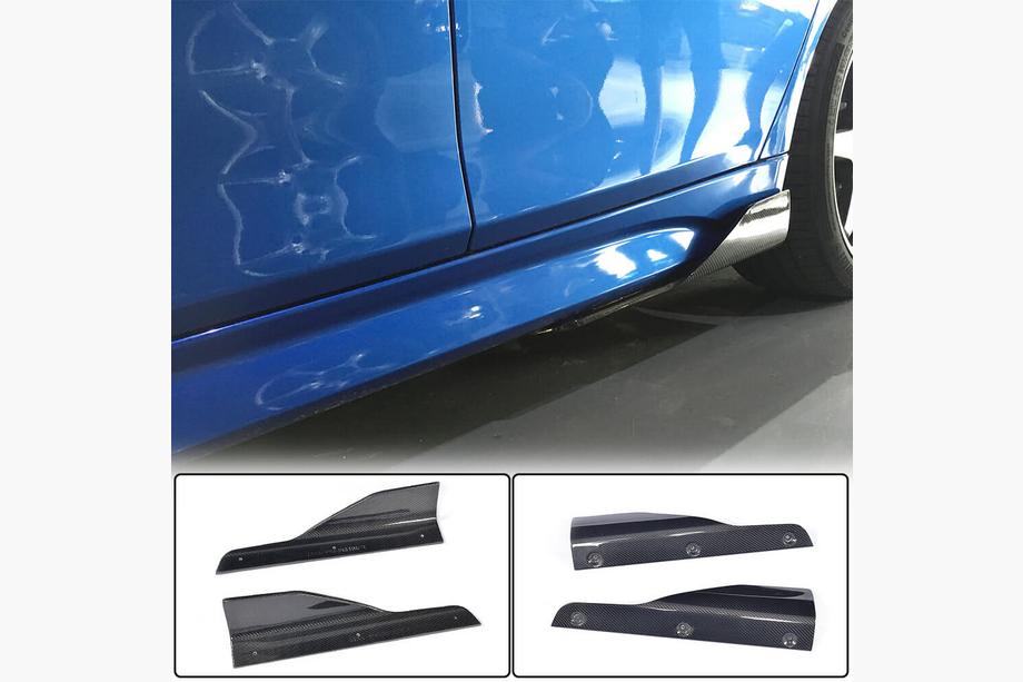 BMW rad 3 F30/F31 2012–2019 Prahové nadstavce V2 (pre M-Sport prahy, karbón) Image