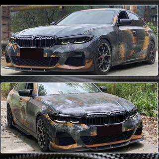 Prahové nadstavce V3 (pre G20 M-Sport, karbón) BMW 3. rad G20/G21 2018– fotografia 4