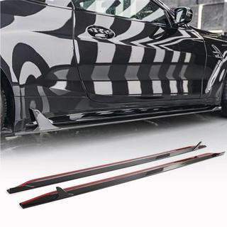 Bočné prahové nástavce V6 (pre G80, karbón) BMW 3. rad G20/G21 2018– fotografia 1