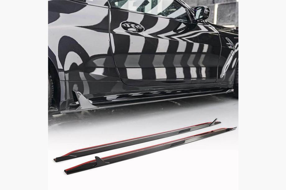 BMW 3. rad G20/G21 2018– Bočné prahové nástavce V6 (pre G80, karbón) Image