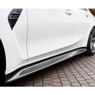 Nadstavce prahov V5 (pre G80, karbón) BMW 3. rad G20/G21 2018– fotografia 3