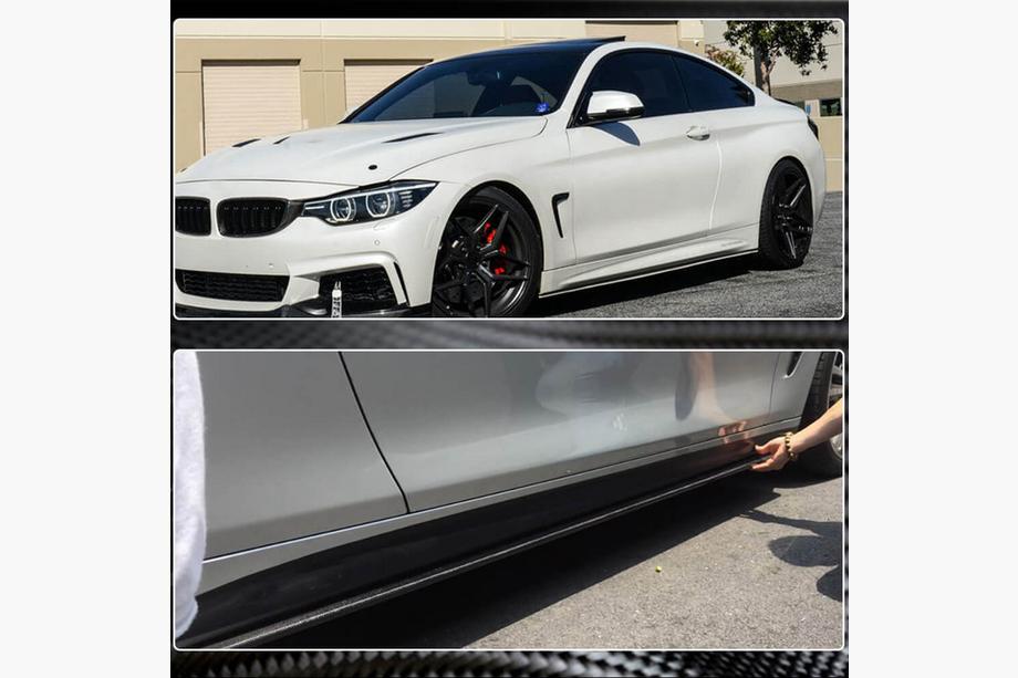 BMW 4 séria F32/F33/F36 2012–2020 Prahové nadstavce ABSV5 (pre M-Sport) Fotografia 4