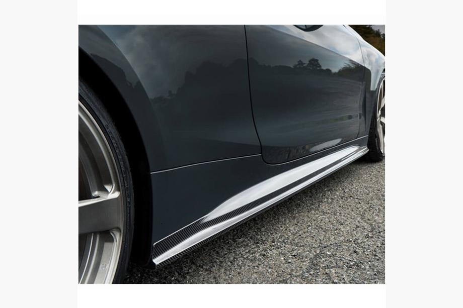 BMW 4. séria G22/23/26 2020– Prahové nadstavce V1 (pre G22/G23 M-Sport, karbón) Fotografia 3