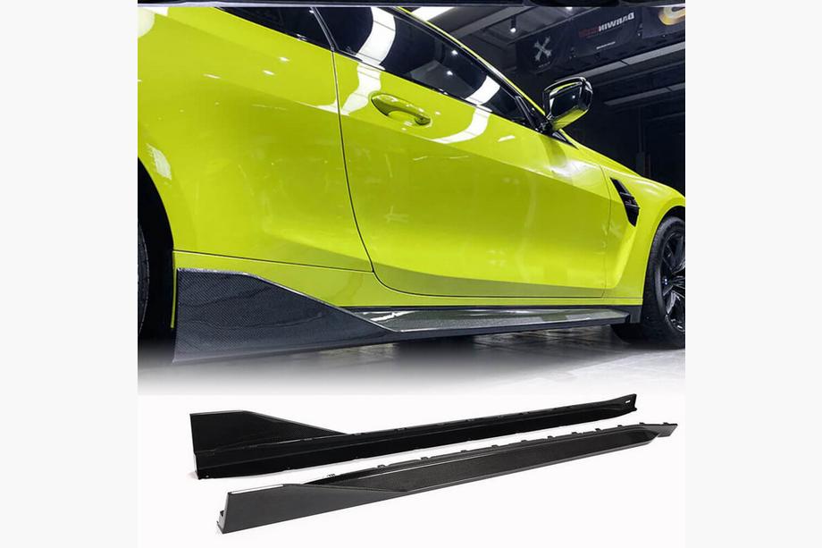 BMW 4. séria G22/23/26 2020– Prahové nadstavce V1 (pre G82/G83, karbón) Fotografia 1