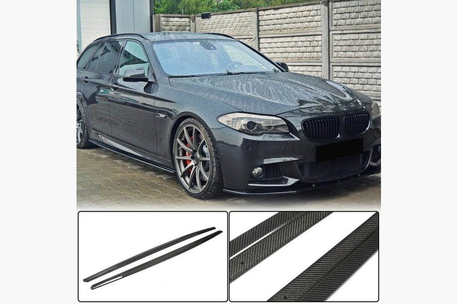 BMW 5. rad F10/F11 2010–2016 Nástavce prahov (pre prahy M-Sport/M5, karbón) Fotografia 1