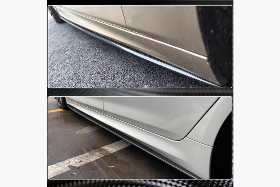 BMW 5. rad F10/F11 2010–2016 Nástavce prahov (pre prahy M-Sport/M5, karbón) Fotografia 4