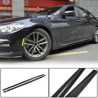Nadstavce bočných prahov V1 (pre M-Sport/M5, karbón) BMW 5. rad G30/G31 2017–2023 fotografia 2