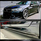 BMW 5. rad G30/G31 2017–2023 Prahové nadstavce V2 (pre M-Sport/M5, karbón) fotografia 4