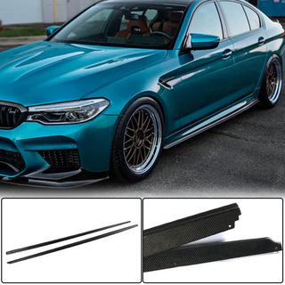 Prahové nadstavce V2 (pre M-Sport/M5, karbón) BMW 5. rad G30/G31 2017–2023 fotografia 1