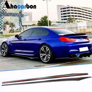 Nadstavce prahov V1 (pre F06 M-Sport, karbón) BMW 6. séria F12/F13/F06 2011–2018 fotografia 1