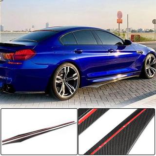 Nadstavce prahov V1 (pre F06 M-Sport, karbón) BMW 6. séria F12/F13/F06 2011–2018 fotografia 2