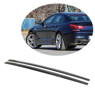 Nástavce prahov V2 (pre F06 M-Sport, karbón) BMW 6. séria F12/F13/F06 2011–2018 fotografia 1