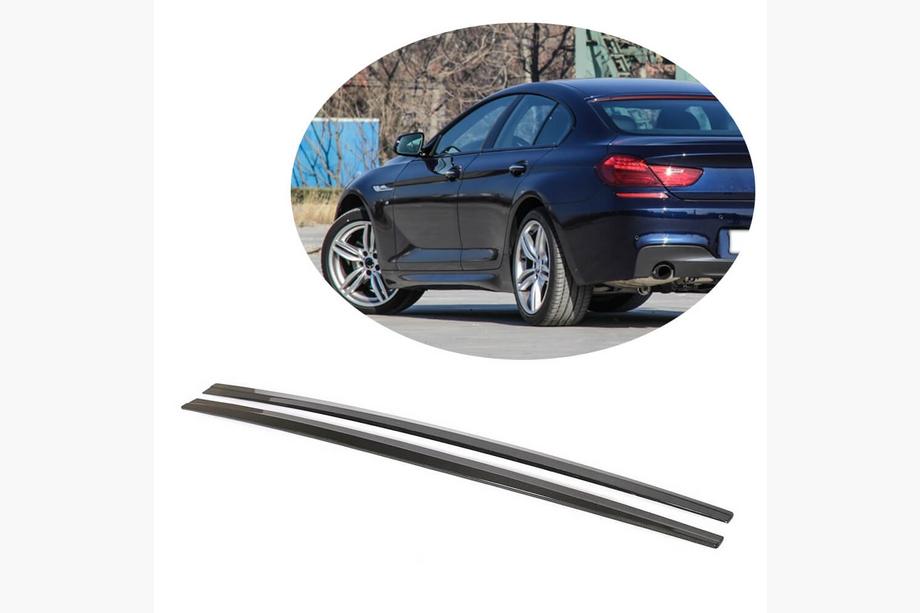 BMW 6. séria F12/F13/F06 2011–2018 Nástavce prahov V2 (pre F06 M-Sport, karbón) Fotografia 1