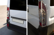 Peugeot Boxer 2006–2025 Kryty zadných svetiel s prelisom (2 ks, plast) fotografia 1