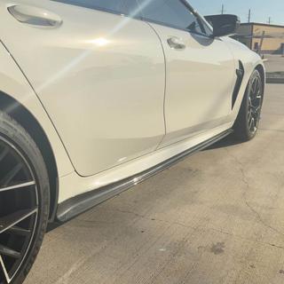Prahové nadstavce V1 (pre G16 M-Sport/F93 M8, karbón) BMW 8. séria G14/G15/G16 2018– fotografia 4