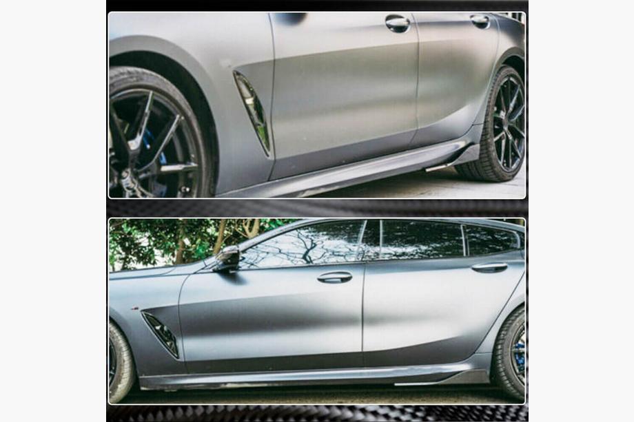 BMW 8. séria G14/G15/G16 2018– Kryty prahov V2 (pre G16 M-Sport/F93 M8, karbón) Fotografia 4