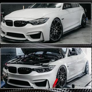 Nadstavce prahov V2 (pre prahy M3, karbón) BMW rad 3 F30/F31 2012–2019 fotografia 4
